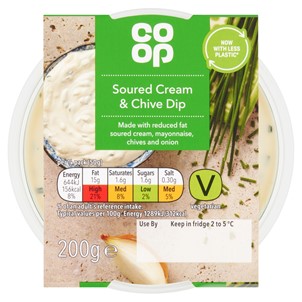 Co-op Sour Cream & Chive Dip