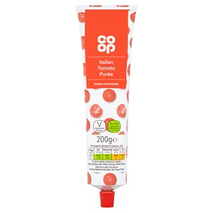 Co-op Double Concentrate Tomato Puree in a Tube