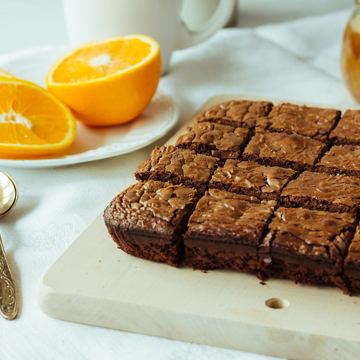 Chocolate orange brownies