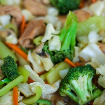 Sweet and sour vegetable stir fry