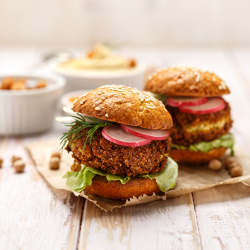 Hummus Chickpea Burgers