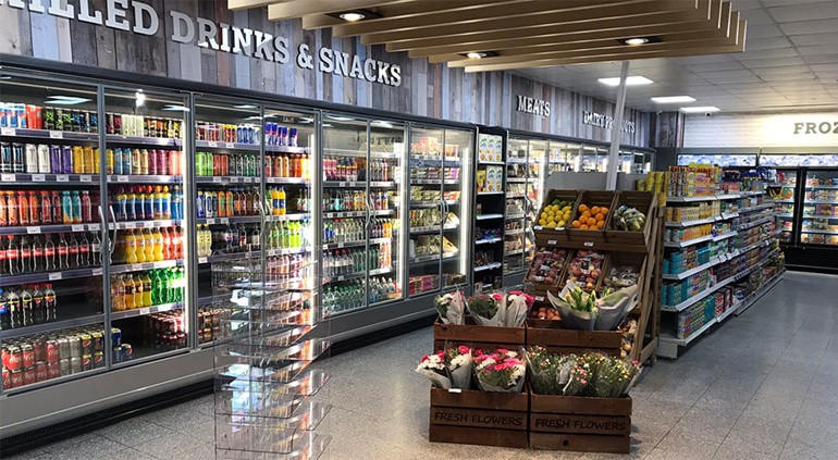 Wowing shoppers in Wolverhampton chilled drinks and snacks in store