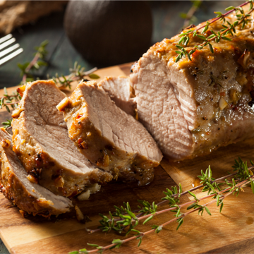 Sticky pork tenderloin