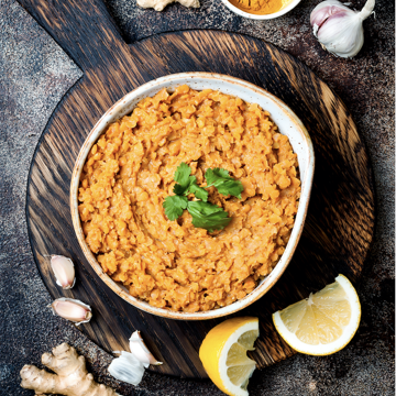 Parsnip and Carrot Dhal
