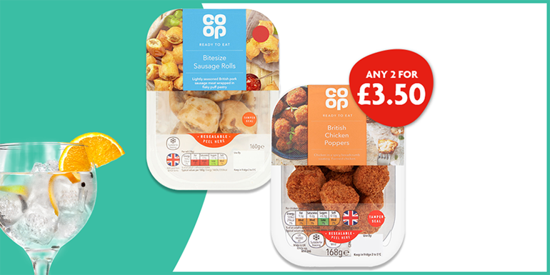 Bring on the bank holiday with Nisa’s Garden Get-Together deals Co-op Picnic Foods