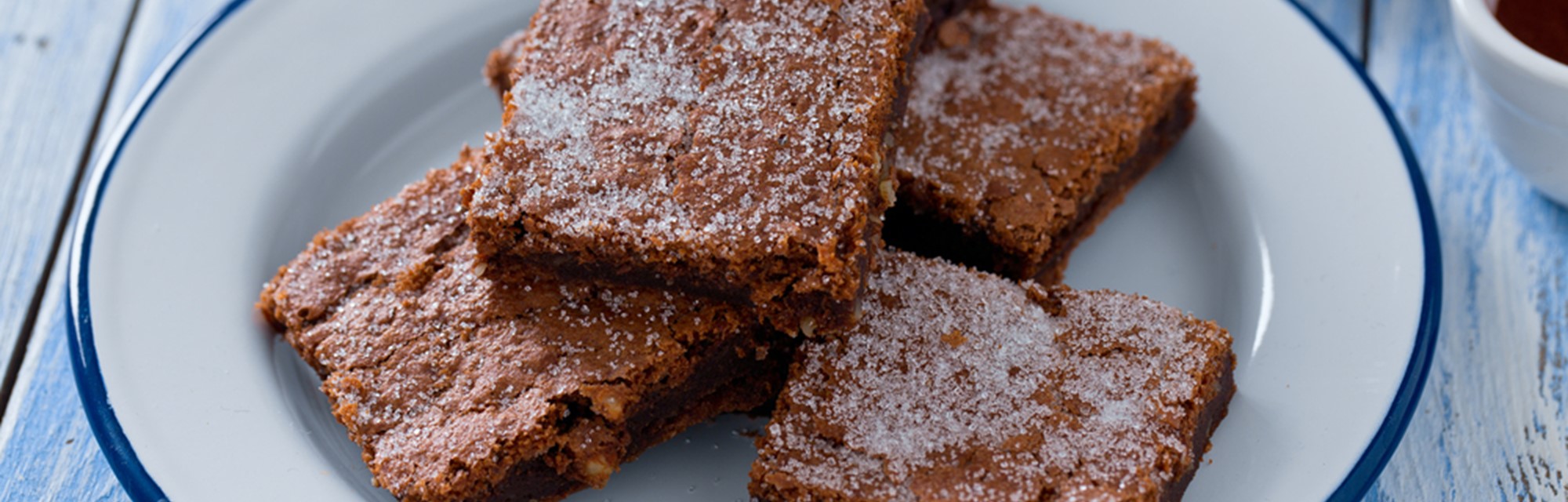 Old fashioned iced brownies