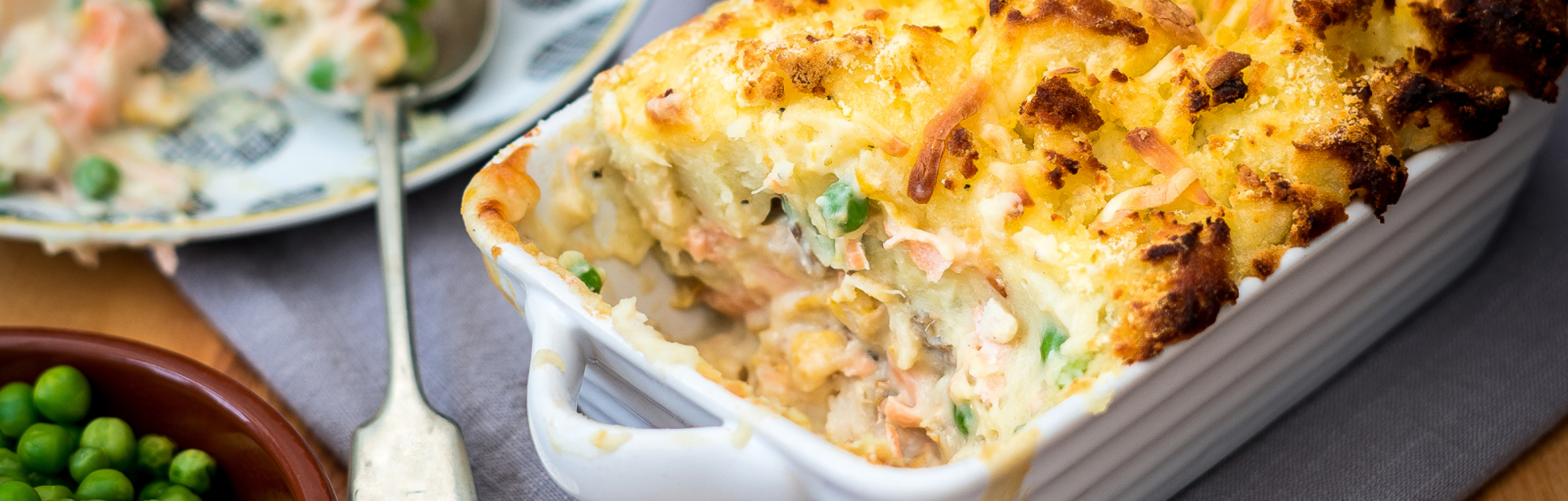 Creamy fish pie