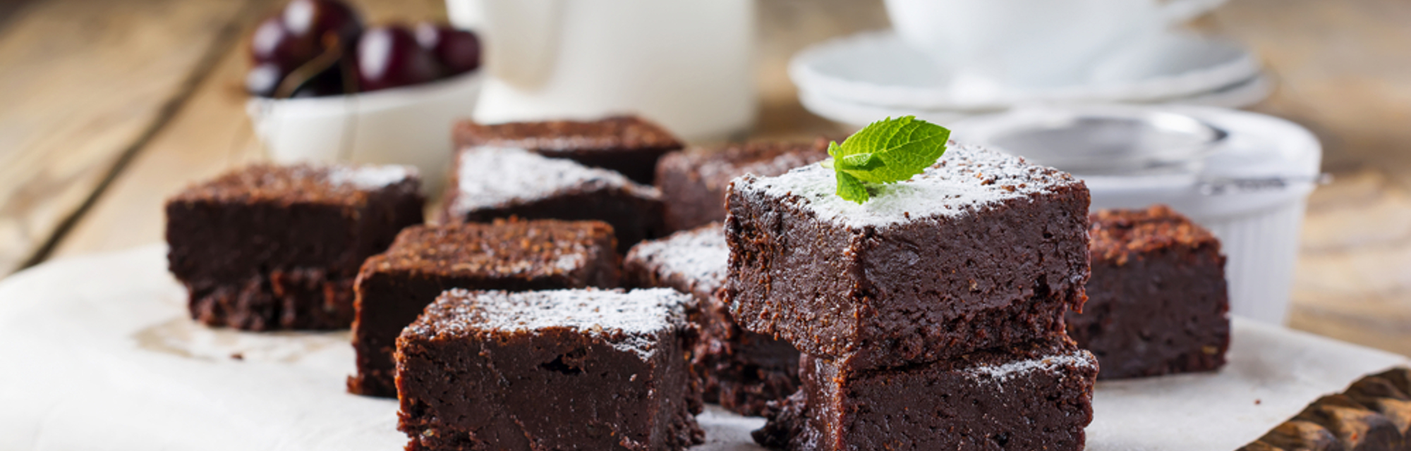 Brownies with Irish cream