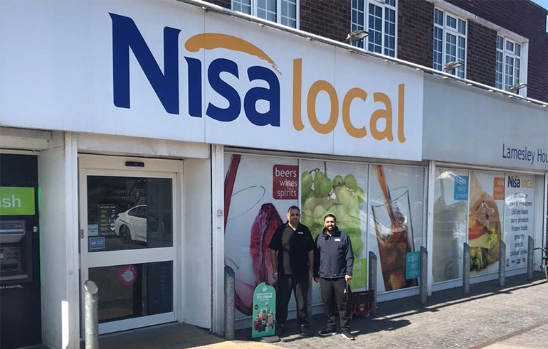 Milestone install for Nisa’s EPOS solution front of store fascia