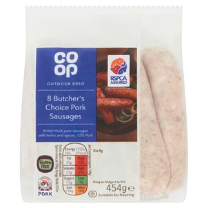 Co-op GF Pork Sausage