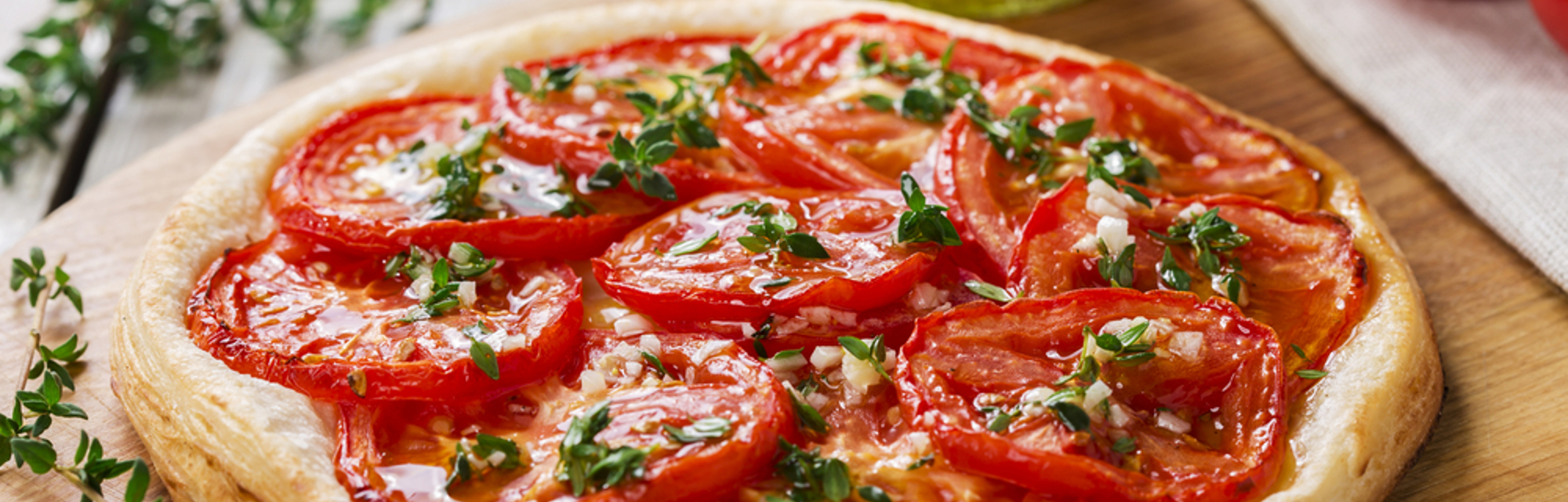 Tomato & Caramelised Onion Tart