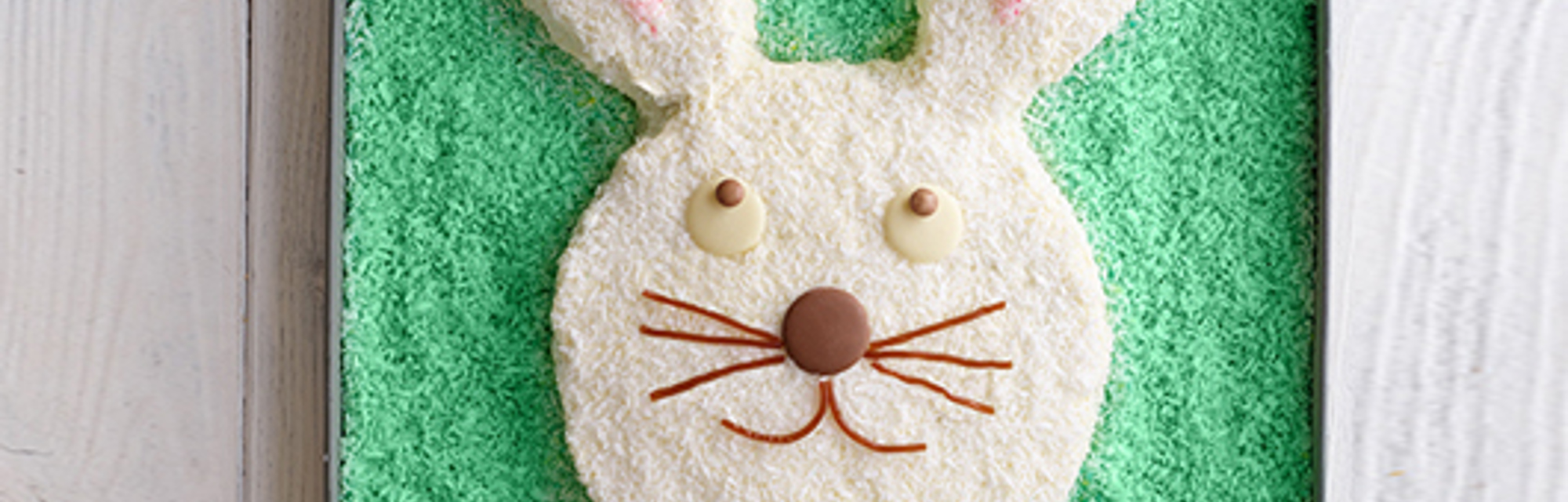 Vanilla Easter bunny cake