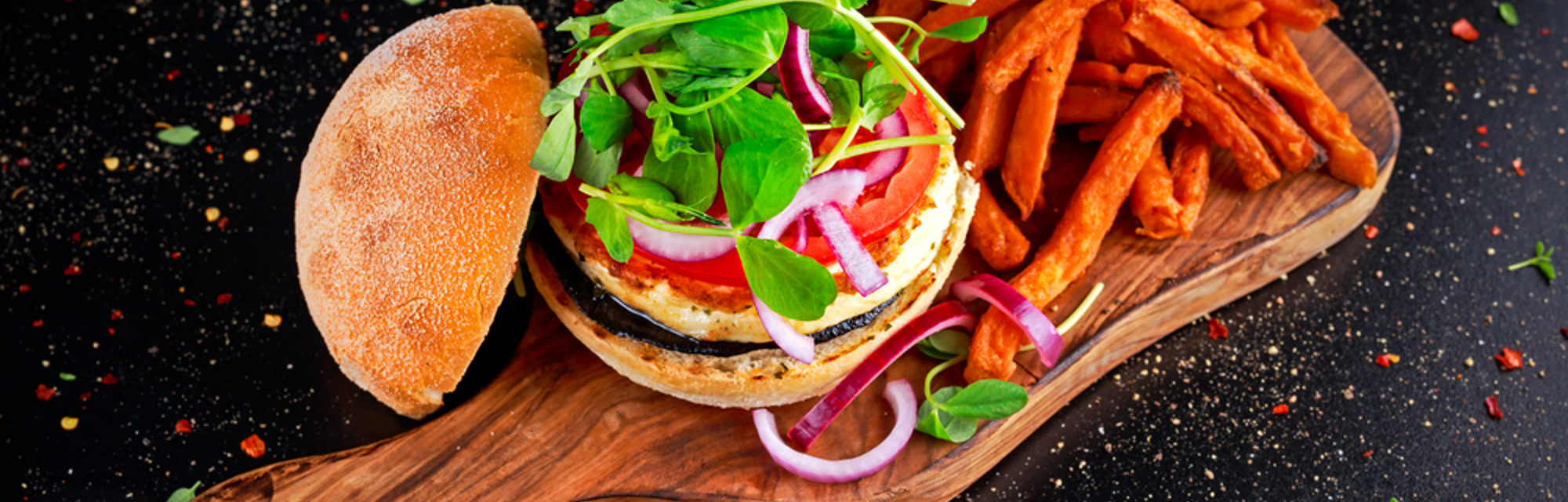 Halloumi and Mushroom Burgers