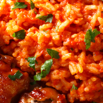 Jollof chicken and rice