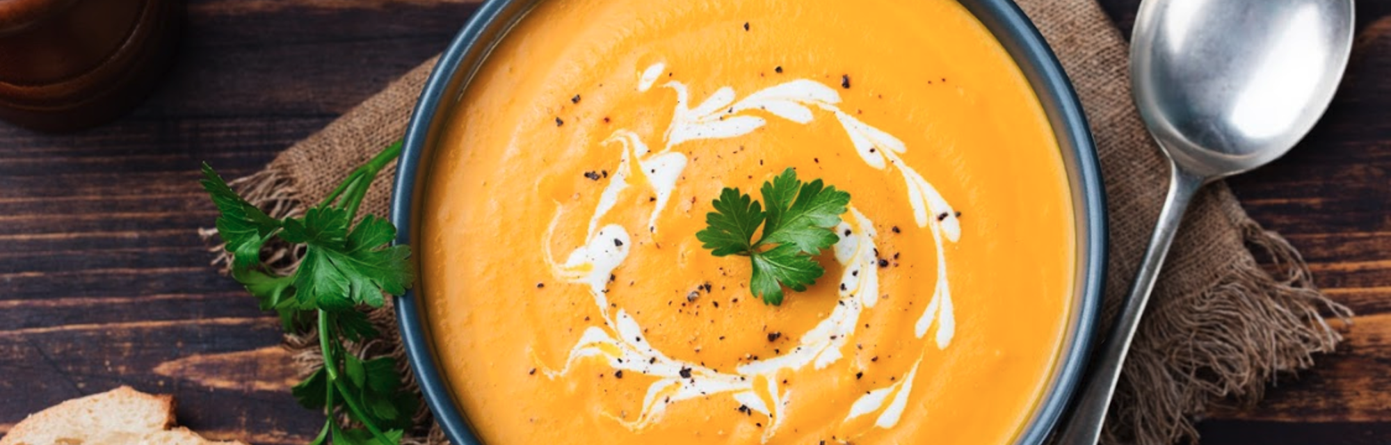 Carrot & parsnip soup