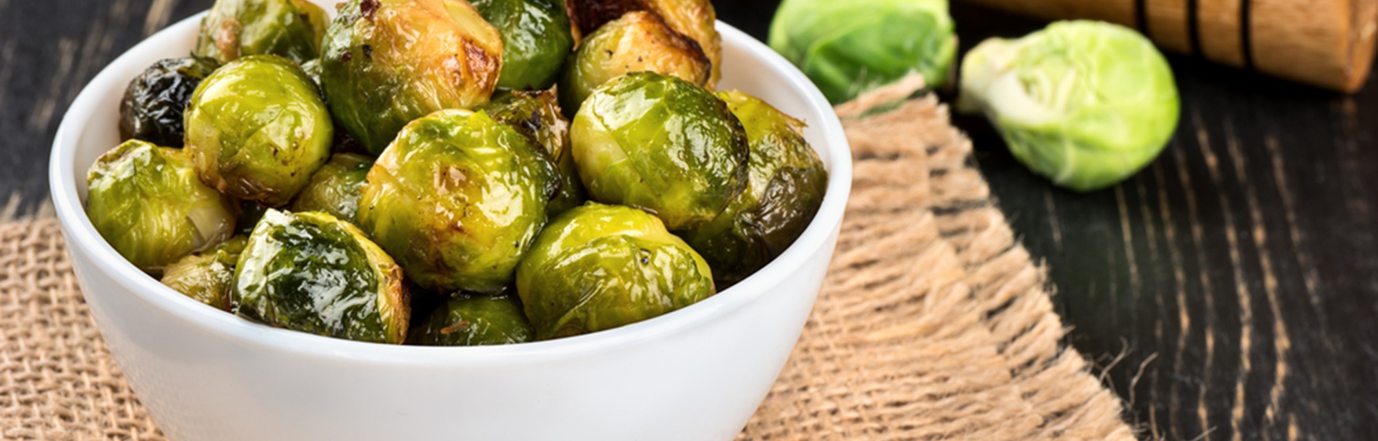 Seasonal roasted sprouts