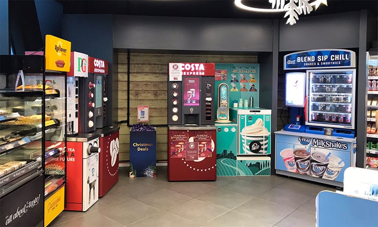 Food to Go refresh delivers results Costa, Rollover and PG tips to go machines