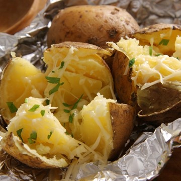 BBQ baked potatoes