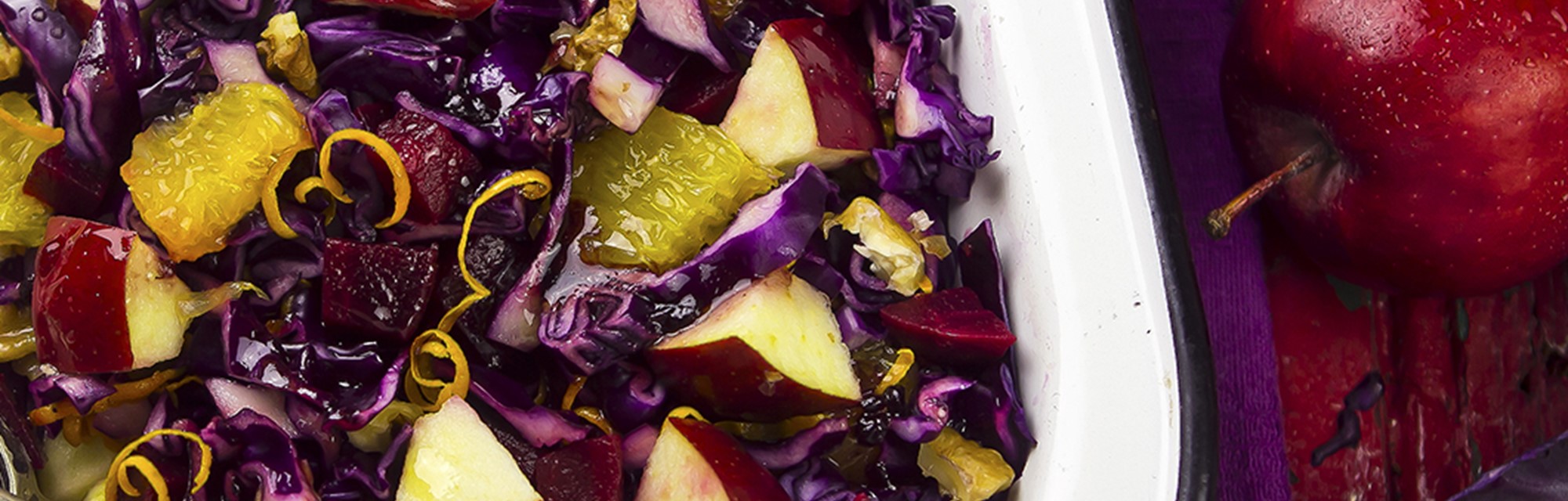 Festive red cabbage