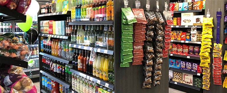 Nisa partner in Surrey reopens village store after devastating fire full selection of soft drinks and confectionery