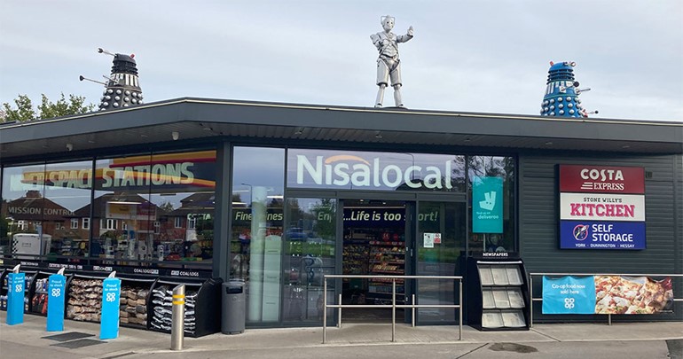 Retail sales rocketing for Nisa newcomer front of store with Nisa fascia