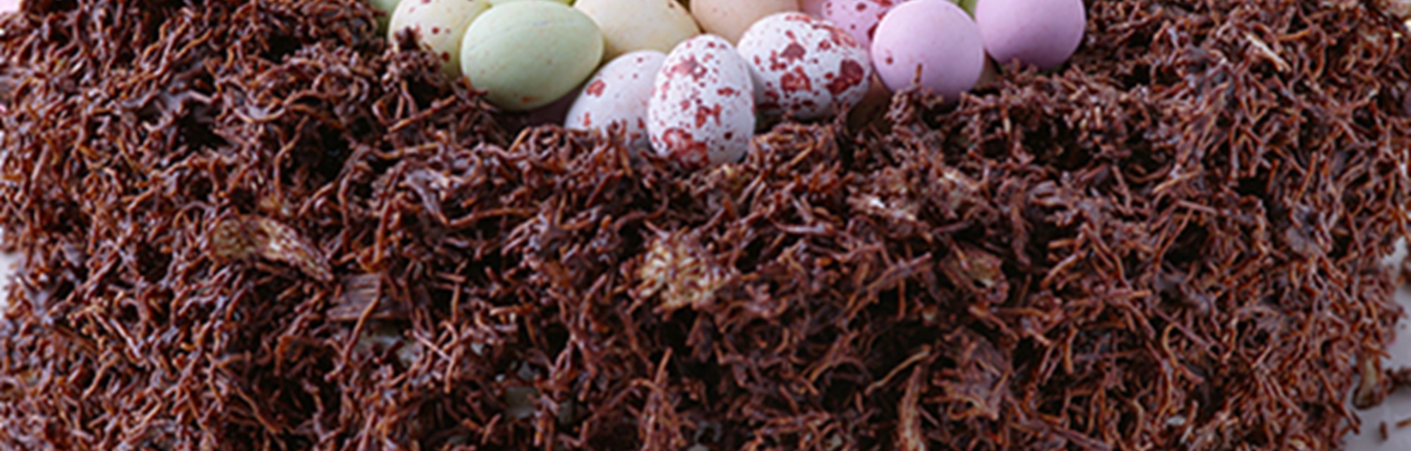 Chocolate Easter nest cake