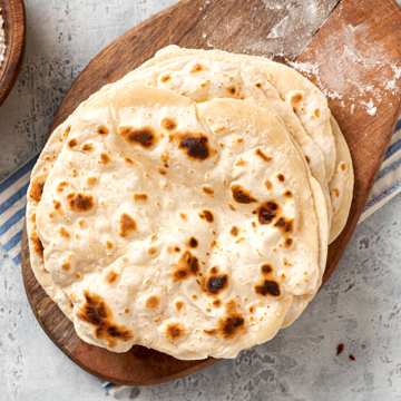 Two ingredient naan bread