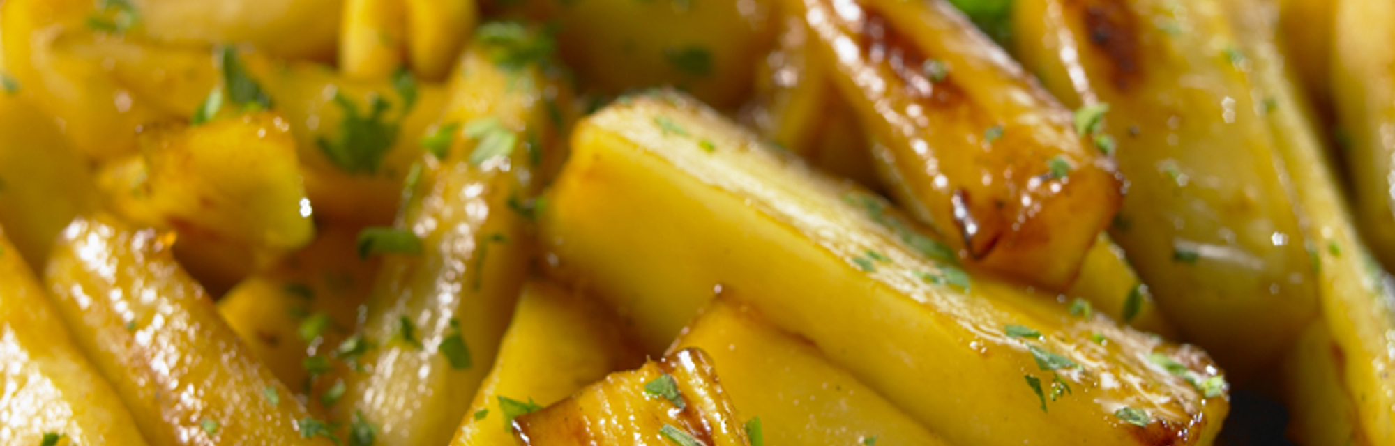 Honey mustard parsnips