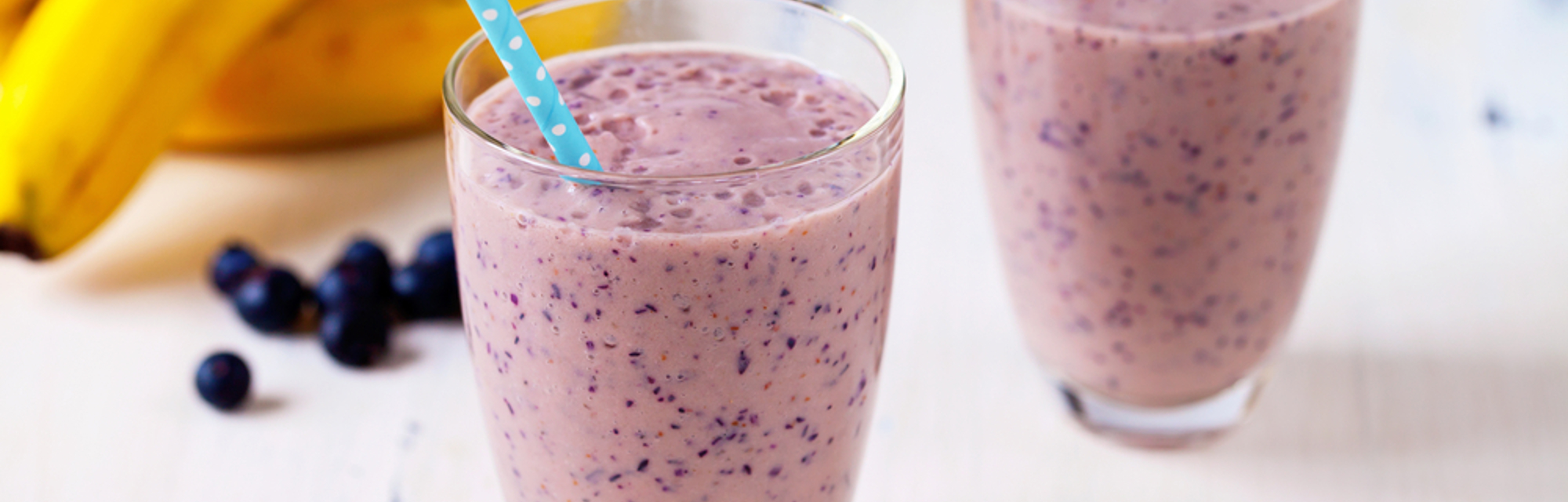 Blueberry & banana smoothie