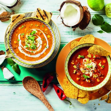 Butternut squash and potato soup