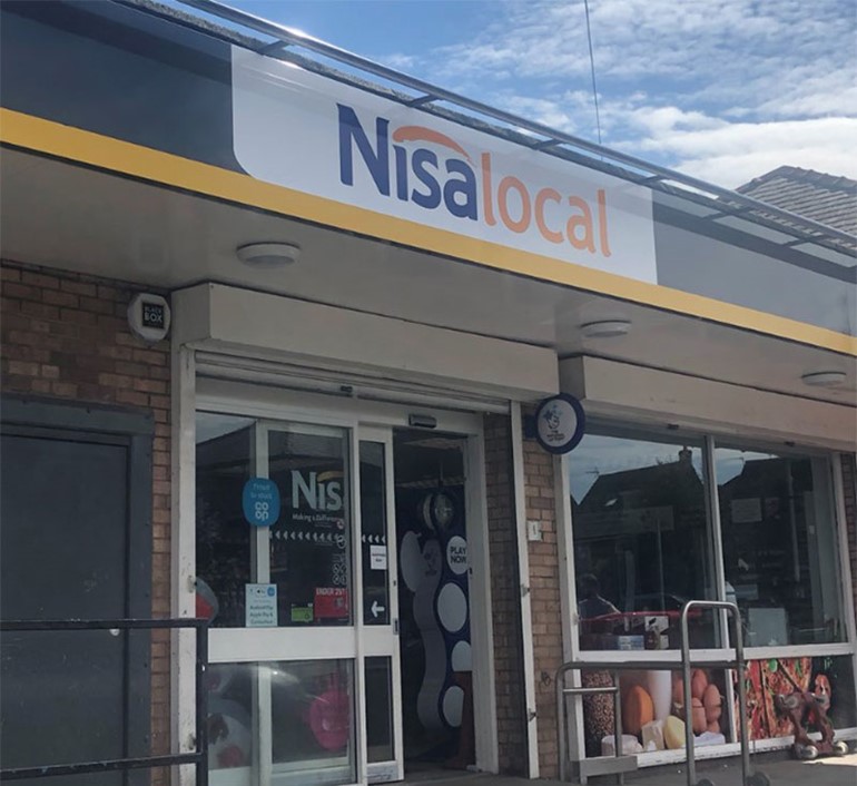Third store launch in 30 days for Nisa partner Front of Store Fascia
