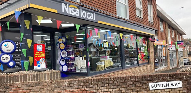 Re-inventing family store through refit Front of store with Nisa Local fascia