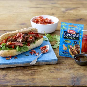 How to make a Chimichurri Steak Sandwich