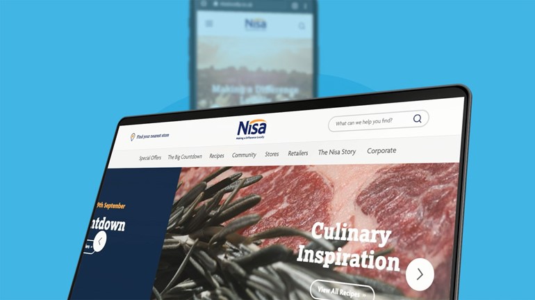 Surfing for success on new Nisa website mobile and laptop devices