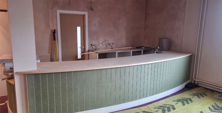 Scarborough church receives funding to help with new community space building progress front desk