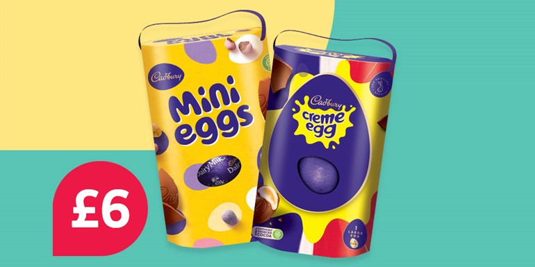 Sweet treats available at Nisa this Easter Cadbury Gesture Eggs for only £6