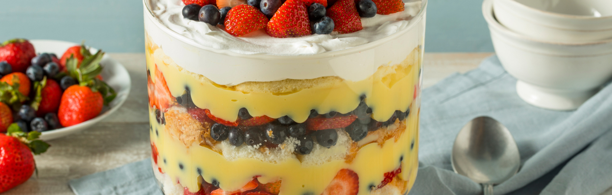 Traditional English trifle