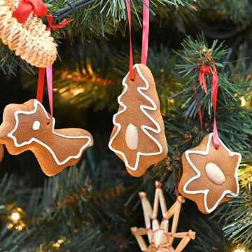 Gingerbread biscuits Advent calendar