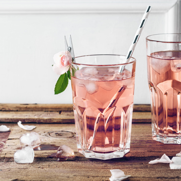 Perfectly pink gin martini
