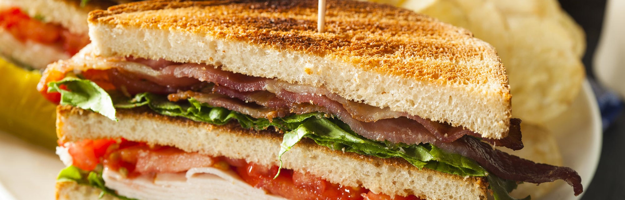 Super-stacked club sandwich