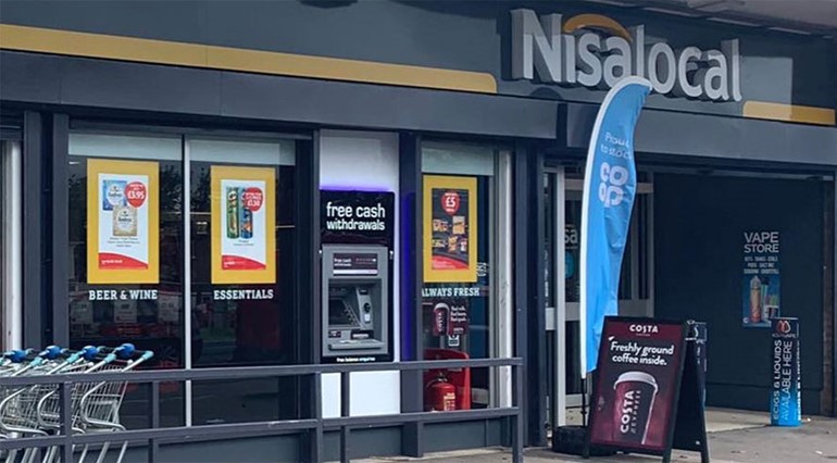 Sales boost for store following conversion to Nisa Front of store fascia