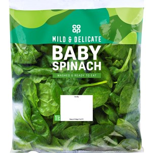 Co-op Prepared Baby Spinach