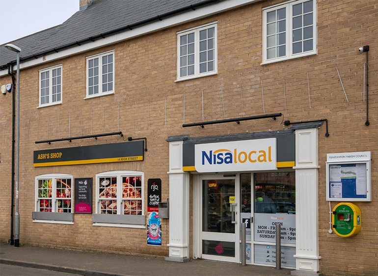 Record numbers re-fitting stores and reaping the rewards Ash's Nisa Local Shop front of store fascia