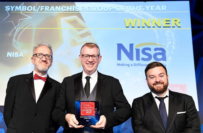 Retail Industry Awards 2021 - Symbol and Franchise Group of the Year Group and Award Photo