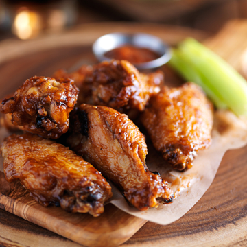 Crispy coca cola chicken wings