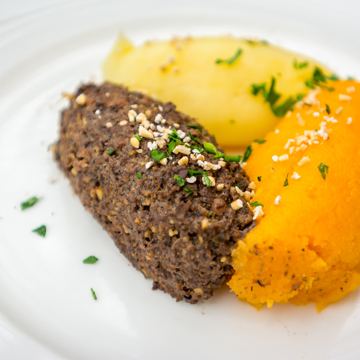 Haggis, neeps and tatties