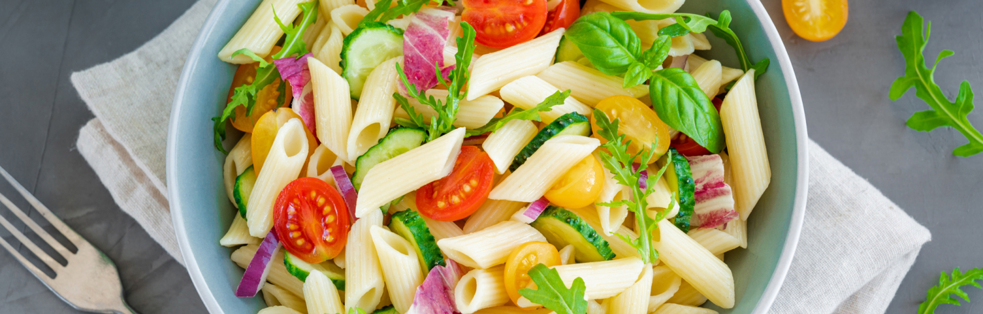 Vegan pasta salad