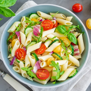 Vegan pasta salad