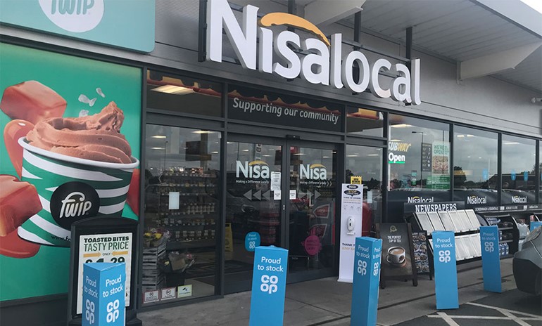 Re-fit sees flagship forecourt sales fly Nisa Local Fascia