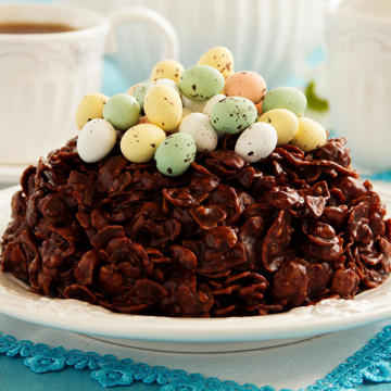 Chocolate cornflake cake